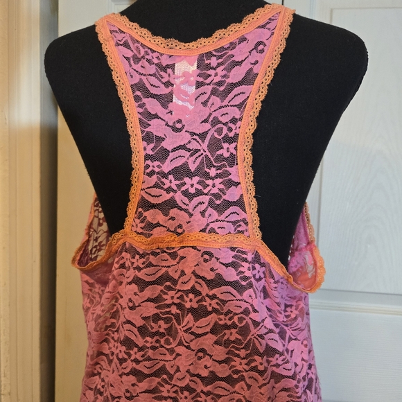 Secret Treasures Pink Lace Chemise - Picture 8 of 11